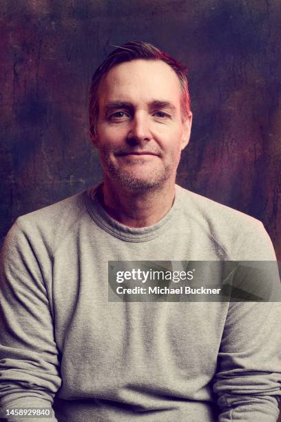 Will Forte of 'Aliens Abducted My Parents and Now I Feel Kinda Left Out' is photographed for Deadline at the Deadline Studio during the 2023 Sundance...