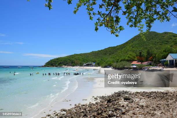 koh larn beaches - strand pattaya stockfoto's en -beelden