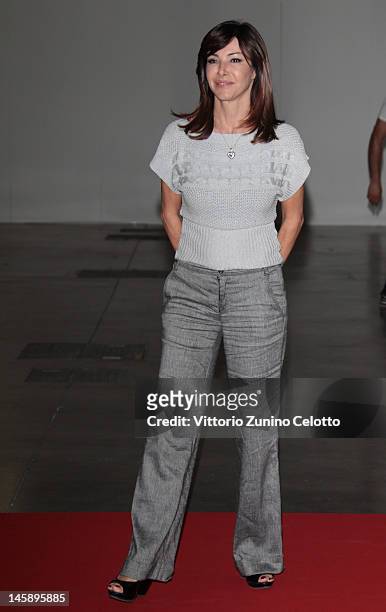 Emanuela Folliero attends the 2012 Convivio charity gala event on June 7, 2012 in Milan, Italy..