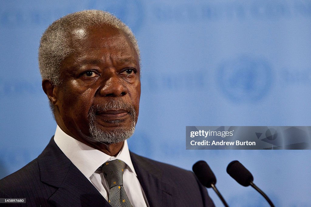 Kofi Annan Briefs UN Security Council On Syria