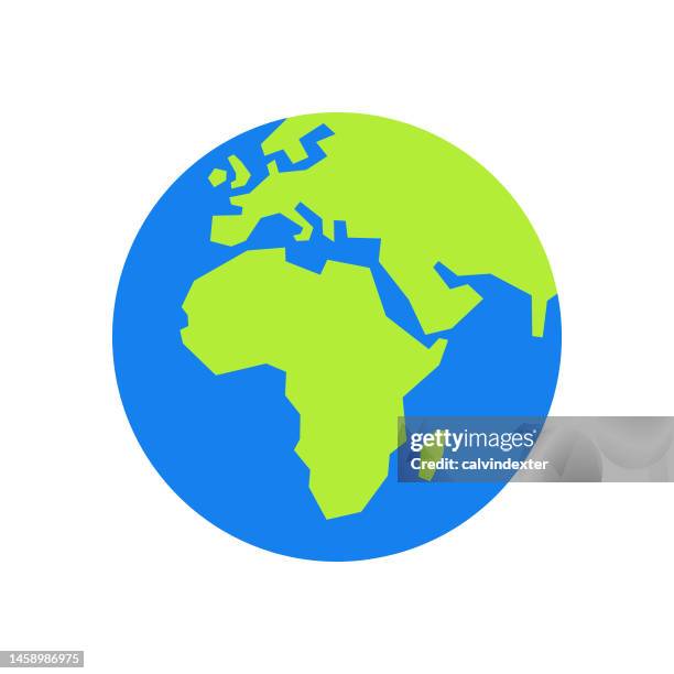 earth globe europe and africa - middle east and africa stock illustrations