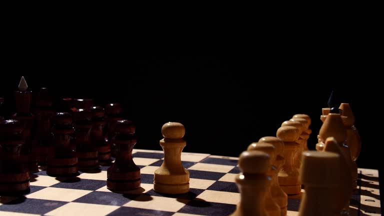 Small Rotation Chess Chess Piece King White Background Videos and HD Footage - Getty Images