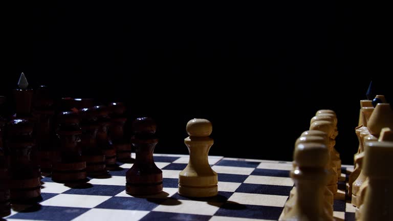 Small Rotation Chess Chess Pieces Lined Up Videos and HD Footage - Getty Images