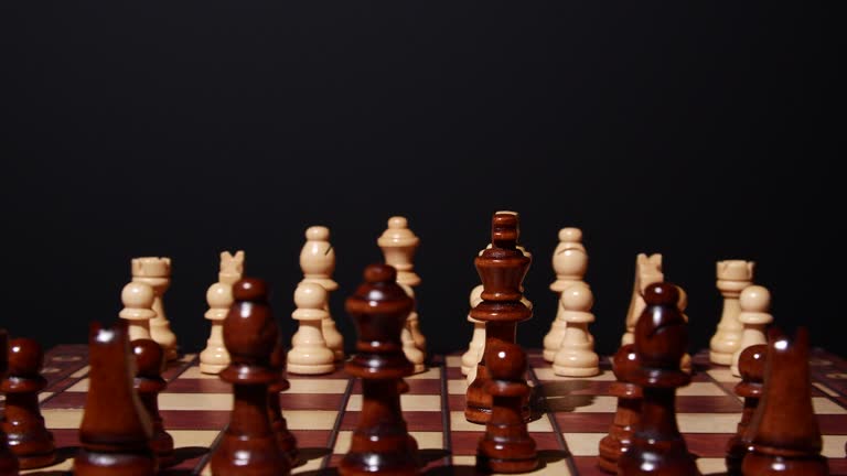 Small Rotation Chess 116 Chess Pieces Lined Up Stock Videos, Footage, & 4K Video Clips ...