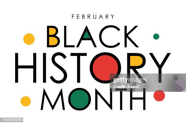 black history month feiern. vektorillustration design grafik schwarze geschichte monat stock illustration - celebrates black history month stock-grafiken, -clipart, -cartoons und -symbole