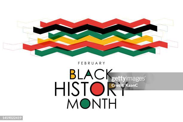 ilustrações de stock, clip art, desenhos animados e ícones de black history month celebrate. vector illustration design graphic black history month stock illustration - mês da história negra