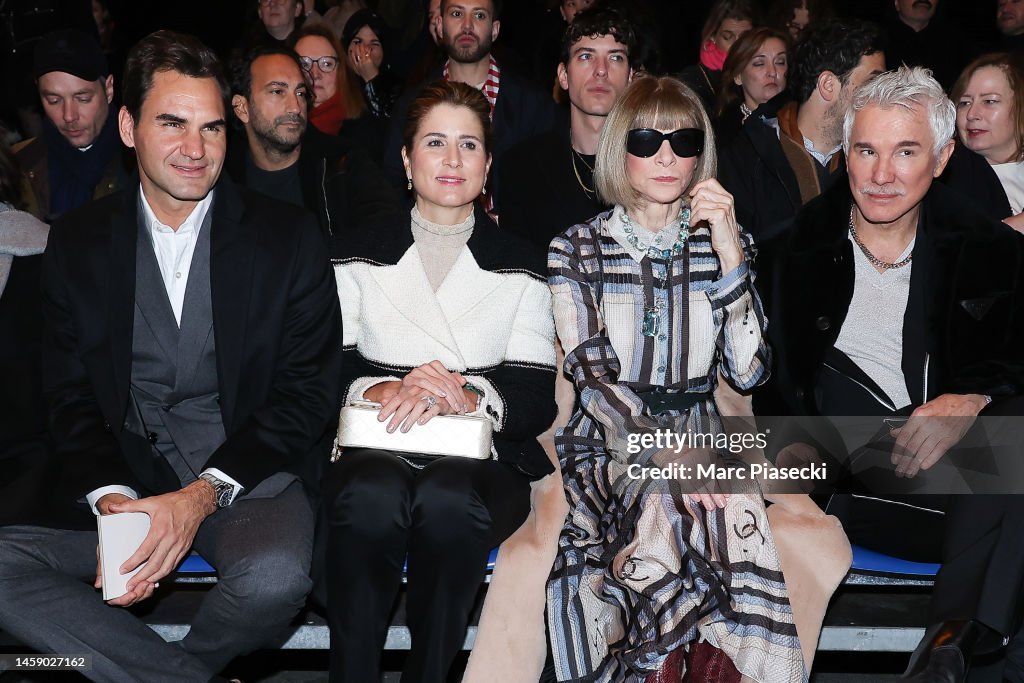 Chanel : Front Row - Paris Fashion Week - Haute Couture Spring Summer 2023