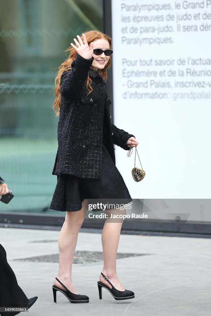 Sadie Sink attends the Chanel Haute Couture Spring Summer 2023