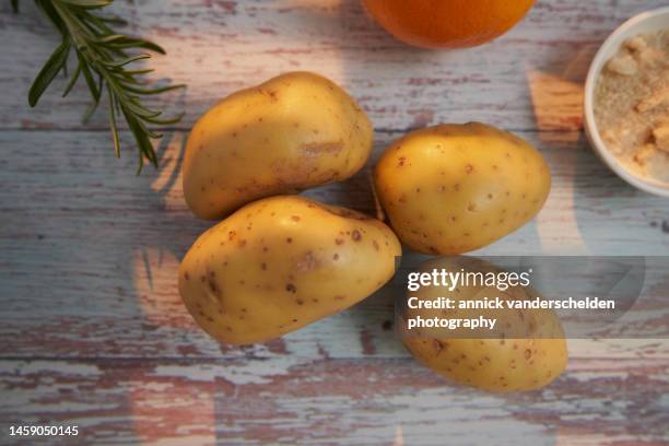 charlotte potatoes - charlotte wood stock pictures, royalty-free photos & images