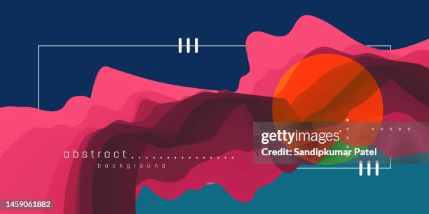 abstract background. dynamic effect. futuristic technology style. - colorful geometric pattern stock illustrations