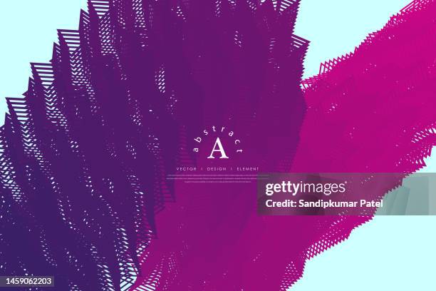 abstract wavy background with dynamic effect. modern screen design for mobile app and web. - interactive presentation stock illustrations