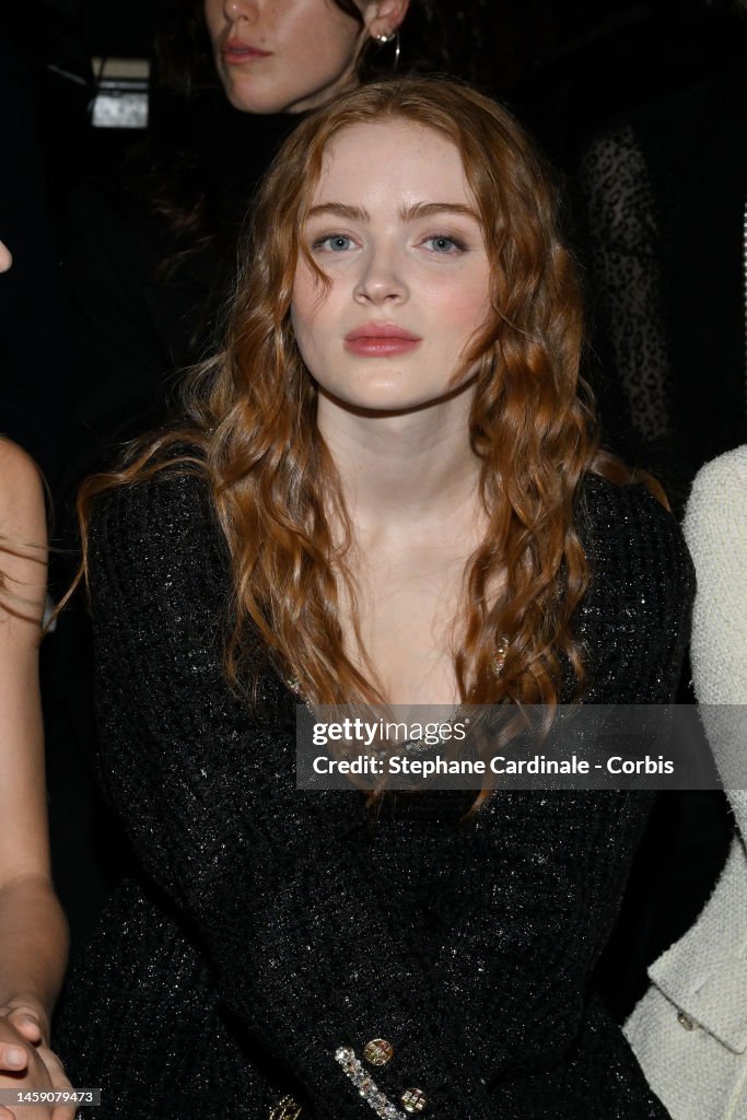 Sadie Sink attends the Chanel Haute Couture Spring Summer 2023
