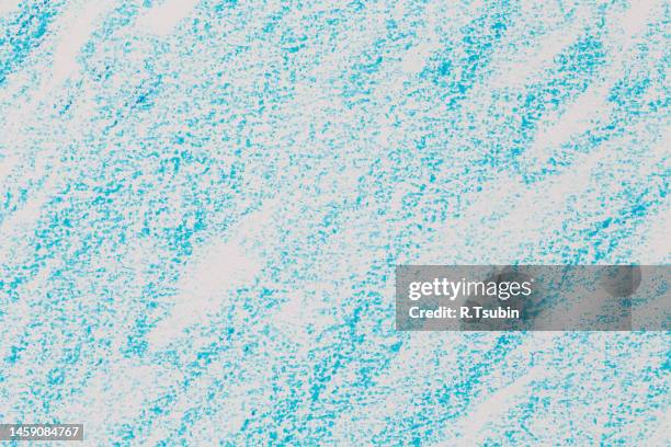 wax crayon hand drawing blue background texture - carbon paper stock pictures, royalty-free photos & images