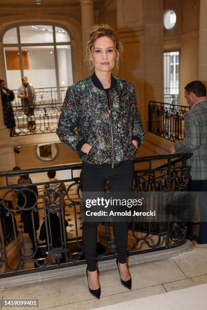 Lilou Fogli attends the Alexis Mabille Haute Couture Spring Summer 2023 show as part of Paris Fashion Week on January 24, 2023 in Paris, France.