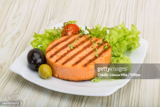 close-up of food in plate on table,romania - fish cakes stock pictures, royalty-free photos & images
