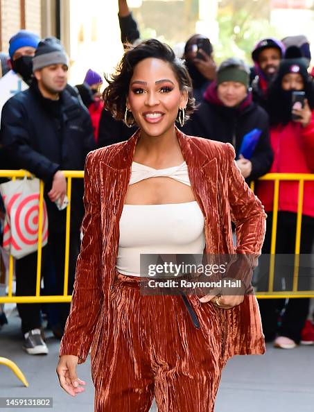Actress Meagan Good is seen at "The View" on January 24, 2023 in New
