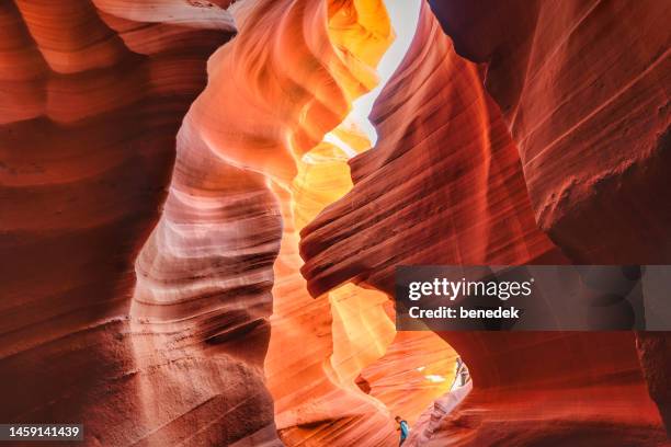 people antelope canyon arizona usa - sandstone stock pictures, royalty-free photos & images