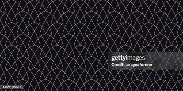 seamless geometric vector pattern - trellis stock illustrations