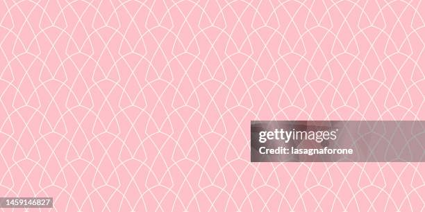 seamless geometric vector pattern - trellis stock illustrations