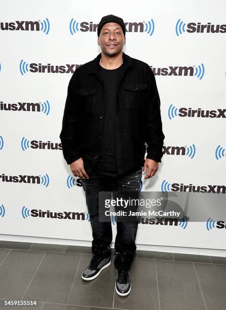 Deon Taylor visits SiriusXM at SiriusXM Studios on January 24, 2023 in New York City.