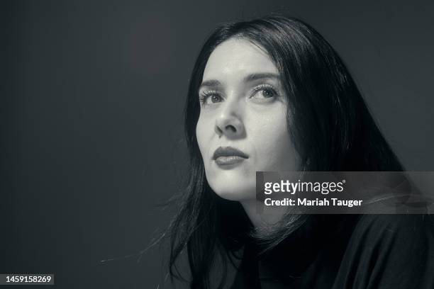 Patti Harrison of ‘Theater Camp’ is photographed for Los Angeles Times at the Los Angeles Times Studio at the Sundance Film Festival presented by...