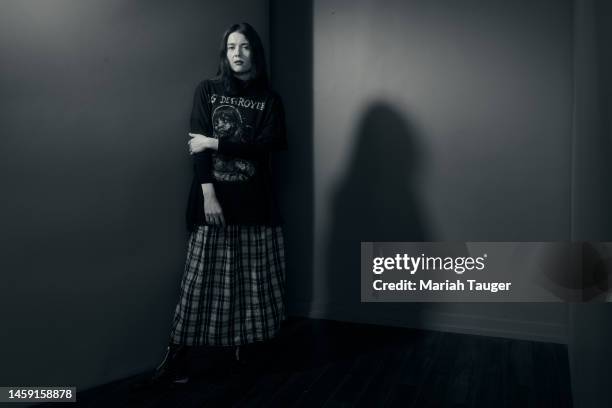 Patti Harrison of ‘Theater Camp’ is photographed for Los Angeles Times at the Los Angeles Times Studio at the Sundance Film Festival presented by...