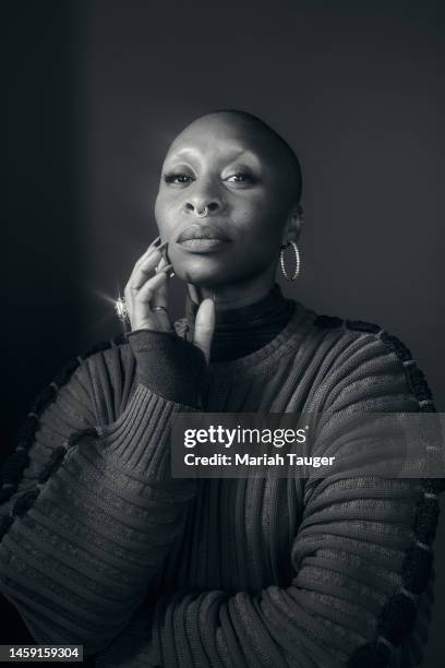 Cynthia Erivo of ‘Drift’ is photographed for Los Angeles Times at the Los Angeles Times Studio at the Sundance Film Festival presented by Chase...