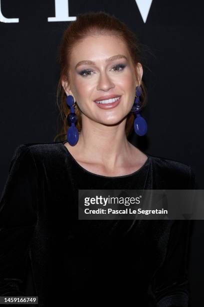 Marina Ruy Barbosa attends the Giorgio Armani Prive Haute Couture Spring Summer 2023 show as part of Paris Fashion Week on January 24, 2023 in Paris,...