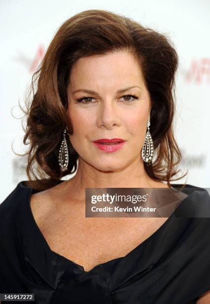Actress Marcia Gay Harden arrives at the 40th AFI Life Achievement Award honoring Shirley MacLaine held at Sony Pictures Studios on June 7, 2012 in...
