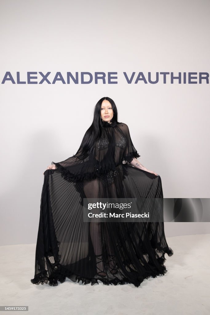 Noah Cyrus attends the Alexandre Vauthier Haute Couture Spring Summer