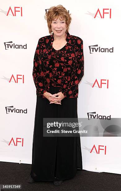 Honoree Shirley MacLaine arrives at the 40th AFI Life Achievement Award honoring Shirley MacLaine held at Sony Pictures Studios on June 7, 2012 in...