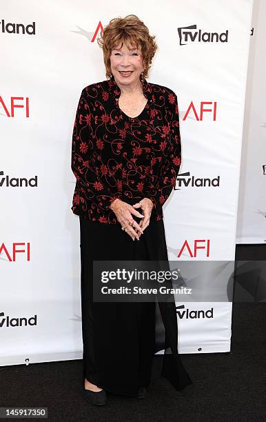 Honoree Shirley MacLaine arrives at the 40th AFI Life Achievement Award honoring Shirley MacLaine held at Sony Pictures Studios on June 7, 2012 in...