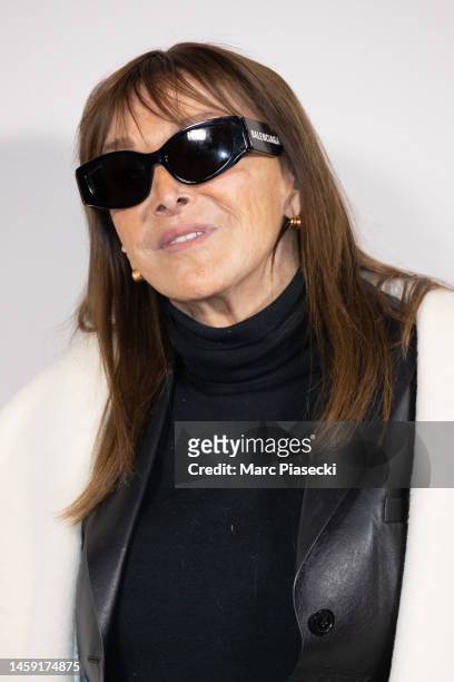 Babeth Djian attends the Alexandre Vauthier Haute Couture Spring Summer 2023 show as part of Paris Fashion Week on January 24, 2023 in Paris, France.