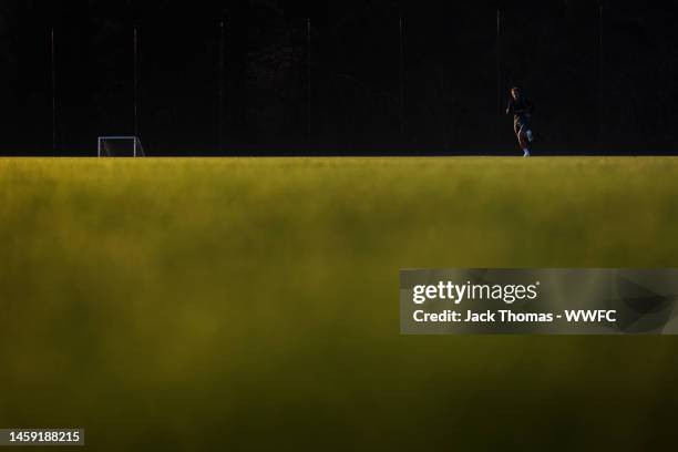 Wolverhampton Wanderers unveil new signing Craig Dawson at The Sir Jack Hayward Training Ground on January 21, 2023 in Wolverhampton, England.