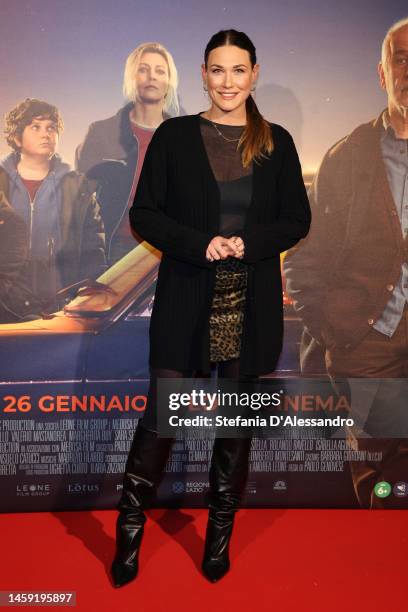 Benedetta Mazza attends the premiere of "Il Primo Giorno Della Mia Vita" at Cinema Odeon on January 24, 2023 in Milan, Italy.