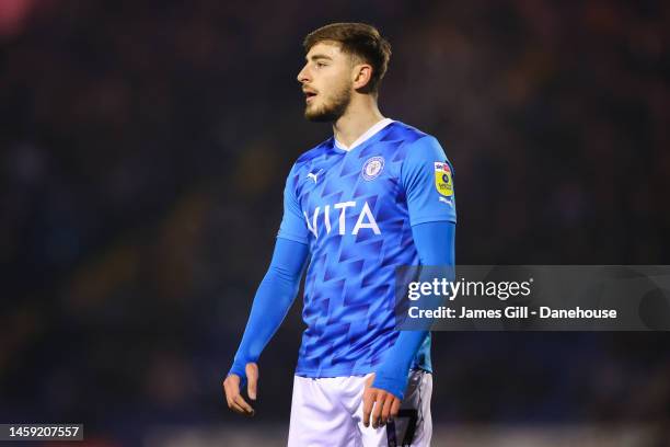 Ryan Rydel Ryan Rydel of Stockport County during the Sky Bet League Two match ...