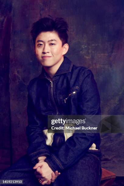 Rich Brian of 'Jamojaya' is photographed for Deadline at the Deadline Studio during the 2023 Sundance Film Festival at the Hotel Park City on January...