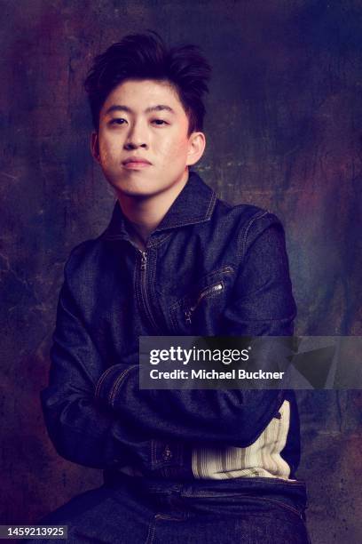 Rich Brian of 'Jamojaya' is photographed for Deadline at the Deadline Studio during the 2023 Sundance Film Festival at the Hotel Park City on January...