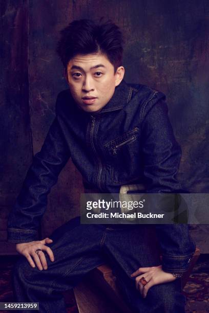 Rich Brian of 'Jamojaya' is photographed for Deadline at the Deadline Studio during the 2023 Sundance Film Festival at the Hotel Park City on January...