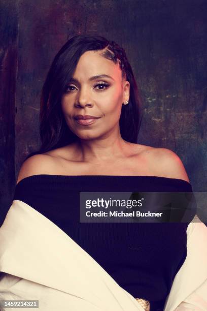Sanaa Lathan of 'Young.Wild.Free' is photographed for Deadline at the Deadline Studio during the 2023 Sundance Film Festival at the Hotel Park City...
