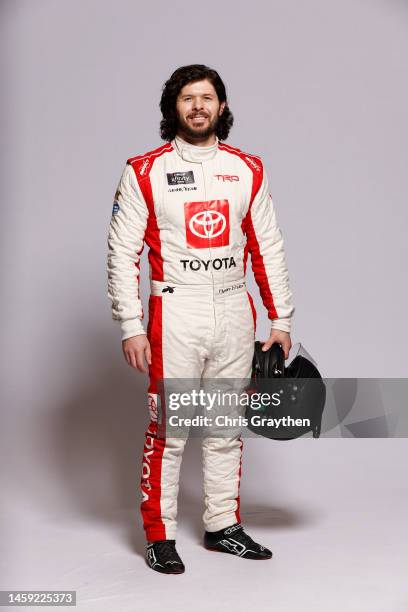 Poses for a photo Ryan Truex at Charlotte Convention Center on January 19, 2023 in Charlotte, North Carolina.