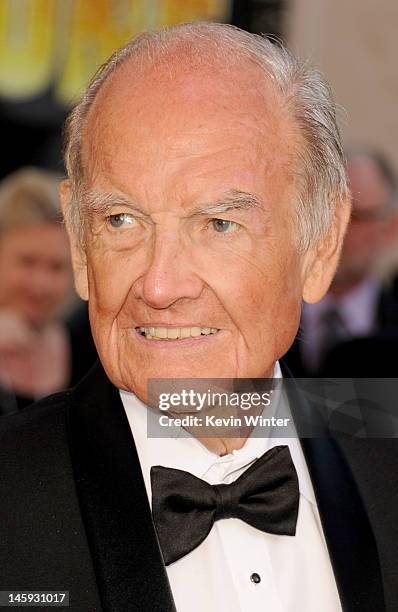 Former U.S. Senator George McGovern arrives at the 40th AFI Life Achievement Award honoring Shirley MacLaine held at Sony Pictures Studios on June 7,...