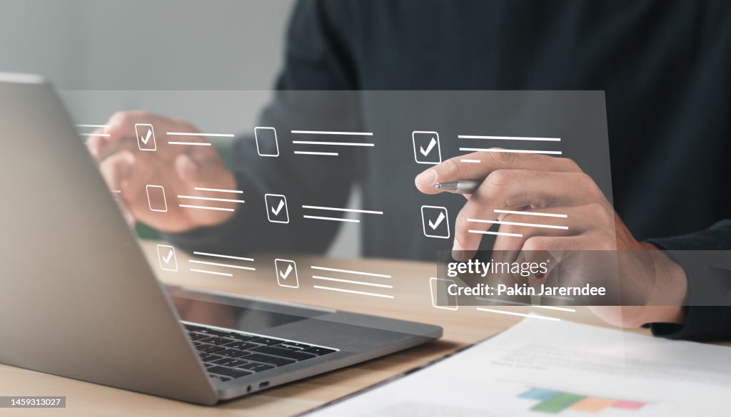 Checkbox Exam Choose The Correct Answer On The Exam Questionnaire With Checkboxes ...