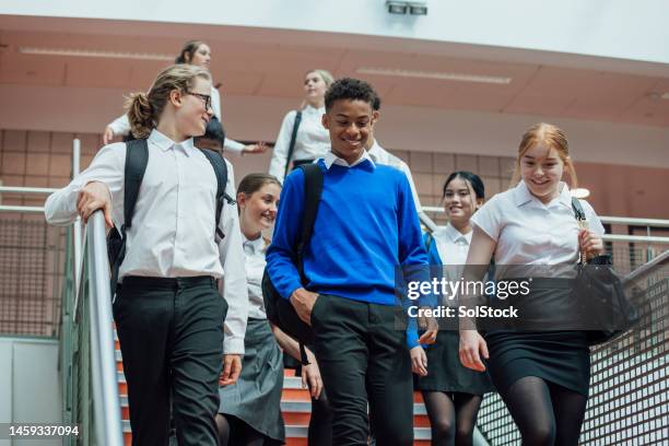 friends and school students - school pupil stock pictures, royalty-free photos & images