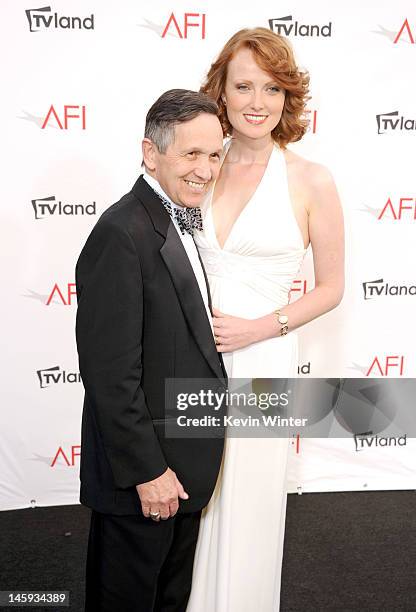 Sen. Dennis Kucinich and Elizabeth Kucinich arrive at the 40th AFI Life Achievement Award honoring Shirley MacLaine held at Sony Pictures Studios on...
