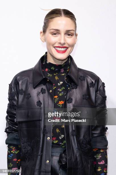 Olivia Palermo attends the Elie Saab Haute Couture Spring Summer 2023 show as part of Paris Fashion Week on January 25, 2023 in Paris, France.