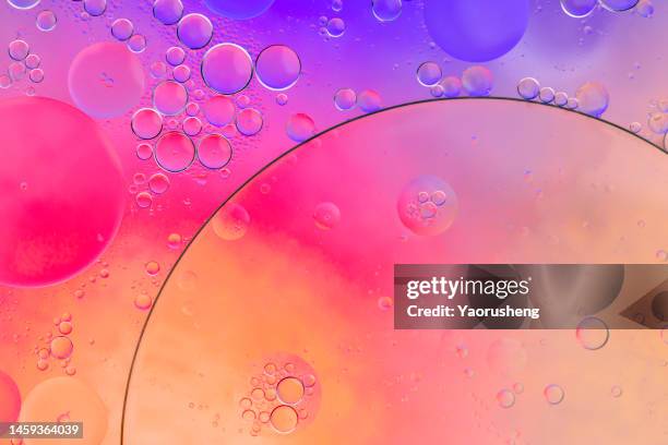 oil and water abstract - fizz stock pictures, royalty-free photos & images