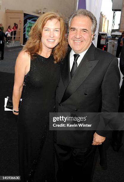 Co-chairman-CEO of Fox Filmed Entertainment Jim Gianopulos and Ann Gianopulos arrives at the 40th AFI Life Achievement Award honoring Shirley...