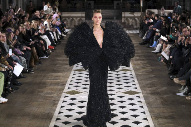 FRA: Lena Erziak : Runway - Paris Fashion Week - Haute Couture Spring Summer 2023