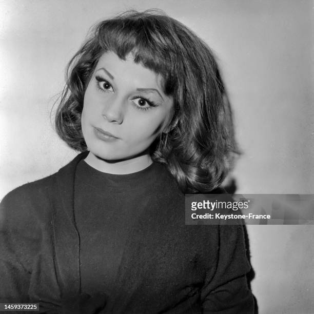 Portrait de Françoise Dorléac, le 24 janvier 1961.